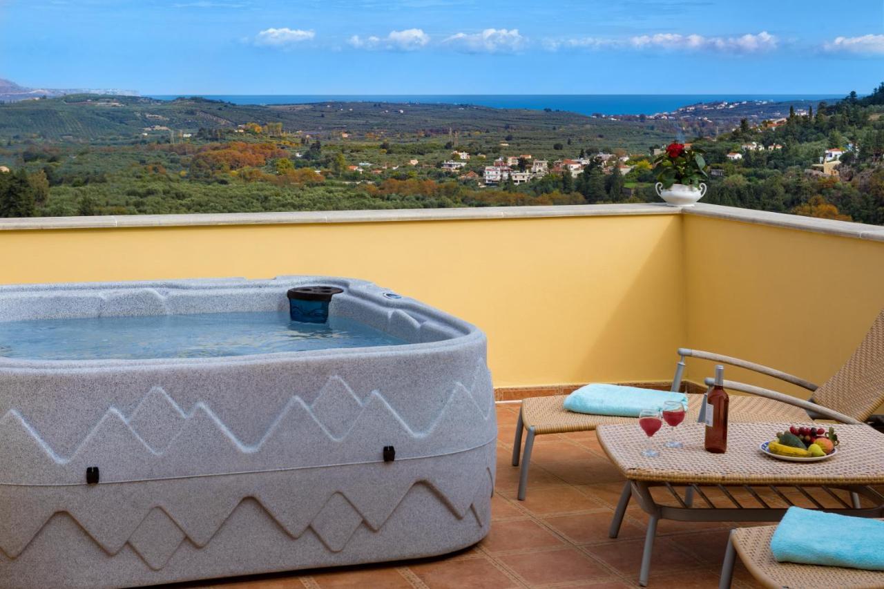 Villa Erontas - Private Heated Jacuzzi Makhairoí エクステリア 写真